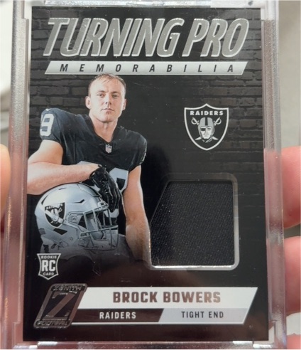 2024 Panini Zenith Turning Pro Memorabilia #TPM-BBS Brock Bowers — front