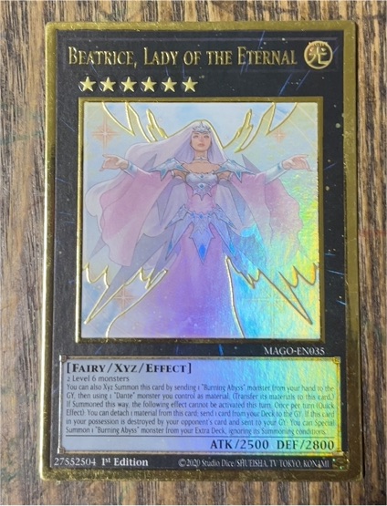 2020 Yu-Gi-Oh! MAGO-EN035 Beatrice, Lady of the Eternal — front