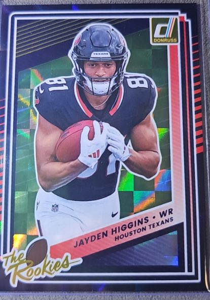 2025 Donruss The Rookies #11 Jayden Higgins — front