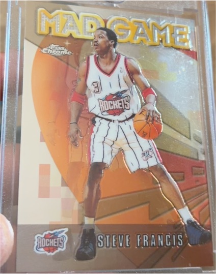 2001-02 Topps Chrome Mad Game #MG8 Steve Francis — front