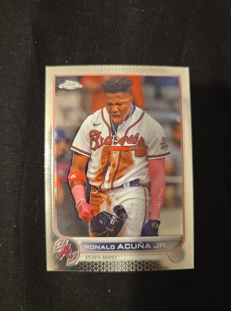 2022 Topps Chrome #165 Ronald Acuna Jr. — front