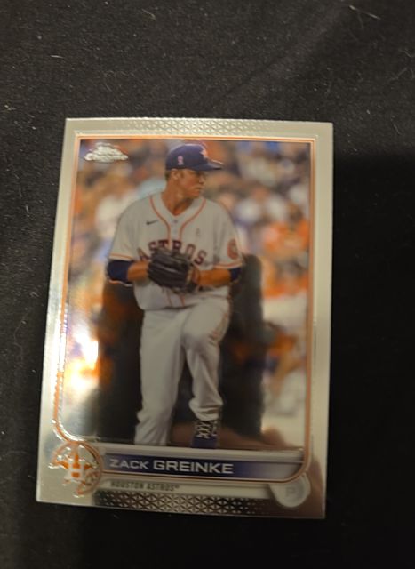 2022 Topps Chrome #5 Zack Greinke — front