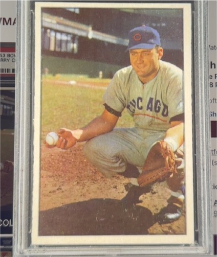 1953 Bowman Color #7 Harry Chiti — front