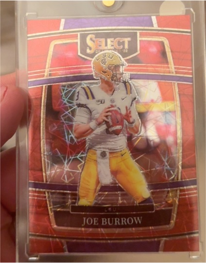 2022 Panini Select Draft Picks #45 Joe Burrow — front