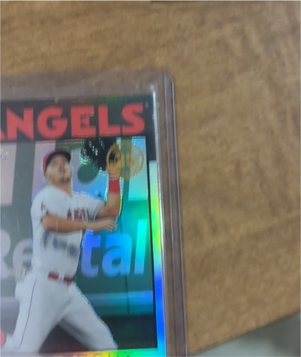 2021 Topps Chrome #86BC-2 Mike Trout 1986 Topps Insert Refractor — front