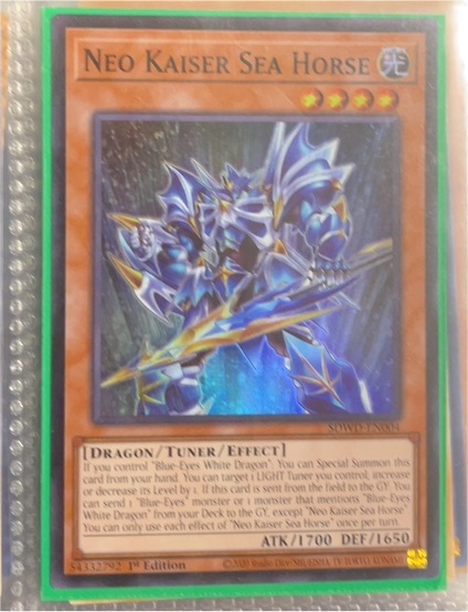 2009 Yu-Gi-Oh! Structure Deck: Blue-Eyes White Destiny #SDWD-EN004 Neo Kaiser Sea Horse — front