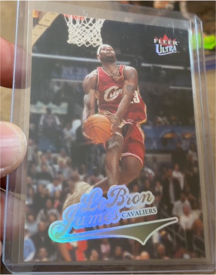 2004-05 Fleer Ultra #114 LeBron James — front