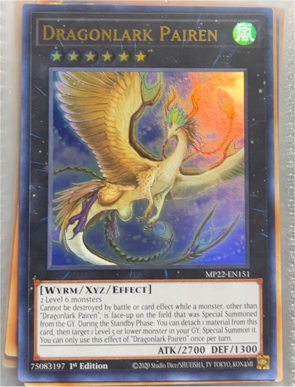 2022 Yu-Gi-Oh! MP22-EN151 Dragonlark Pairen — front