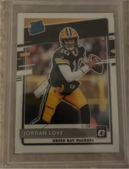 2020 Panini Donruss Optic #154 Jordan Love Rated Rookie — front