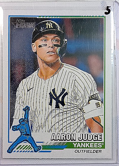 2025 Topps Heritage #76R-14 Aaron Judge 1976 Redefined — front