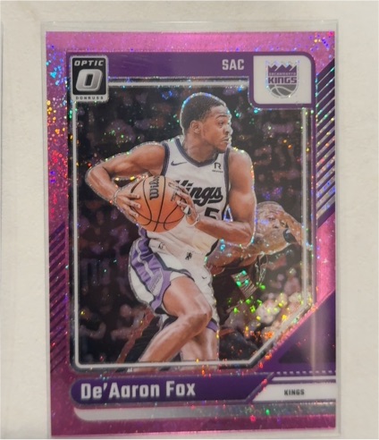 2024-25 Panini Donruss Optic #219 De'Aaron Fox — front