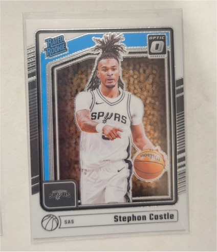 2024-25 Donruss Optic #254 Stephon Castle Rated Rookie — front