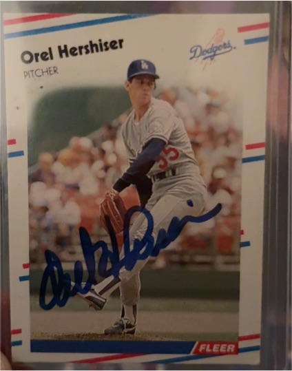 1988 Fleer #518 Orel Hershiser — front