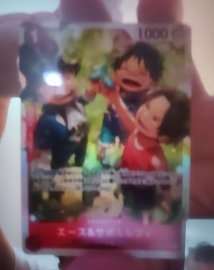 One Piece OP13-007 Ace & Sabo & Luffy SR Alt Art Carrying on His Will — front