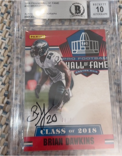2018 Panini Hall of Fame #60 Brian Dawkins — front