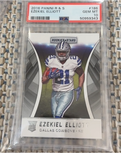 2016 Panini Rookies & Stars #186 Ezekiel Elliott — front