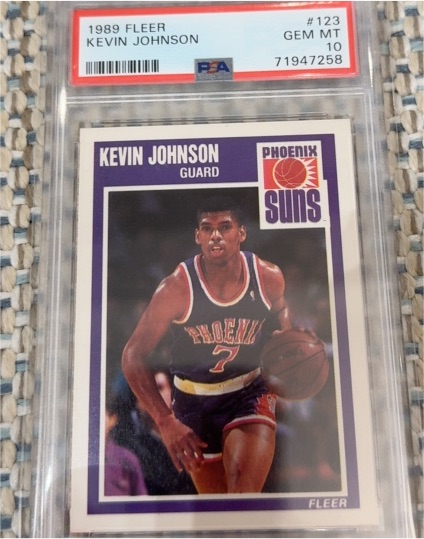 1989 Fleer #123 Kevin Johnson — front