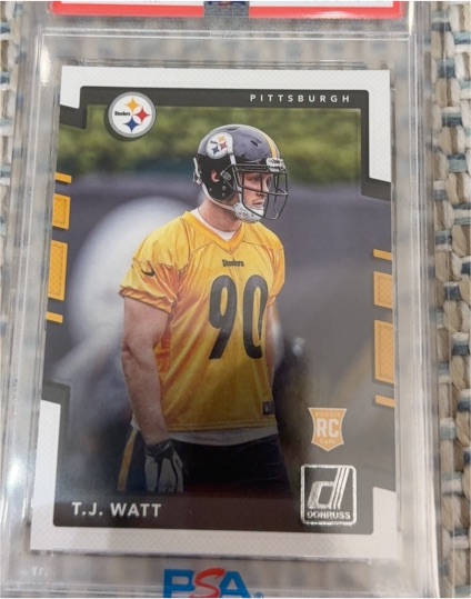 2017 Donruss #372 T.J. Watt — front