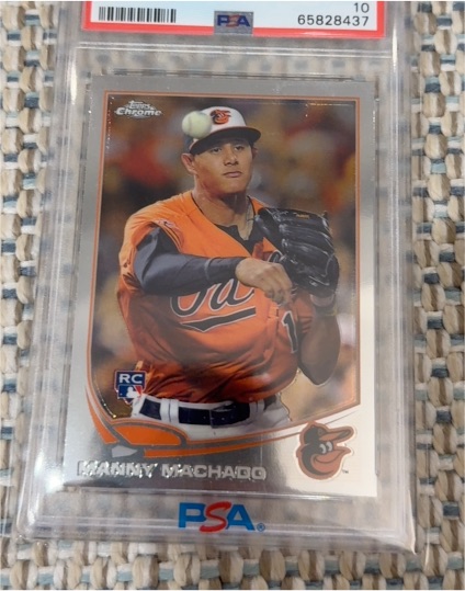 2013 Topps Chrome #12 Manny Machado — front