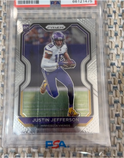 2020 Panini Prizm #398 Justin Jefferson — front