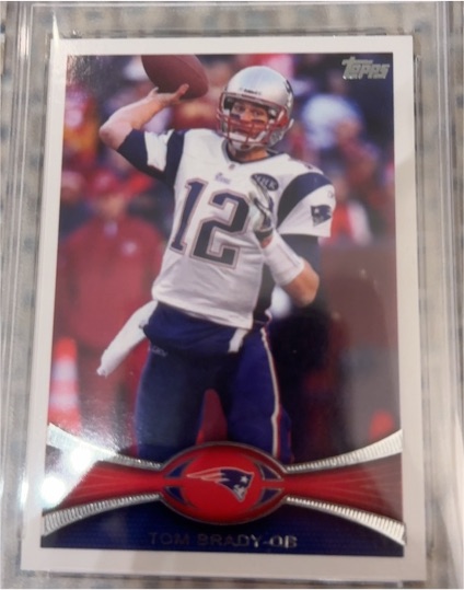 2012 Topps #440 Tom Brady — front