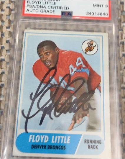 1968 Topps #173 Floyd Little — front