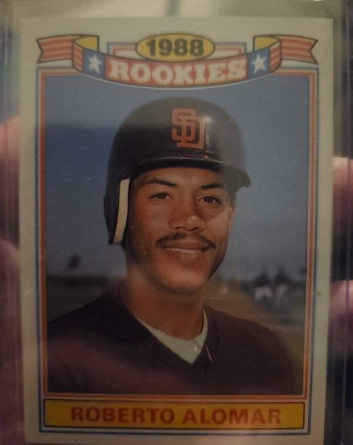 1989 Topps #1 Roberto Alomar — front