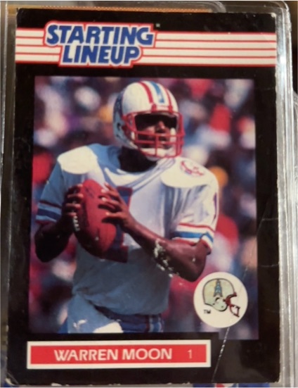 1989 Kenner Starting Lineup #1 Warren Moon — front