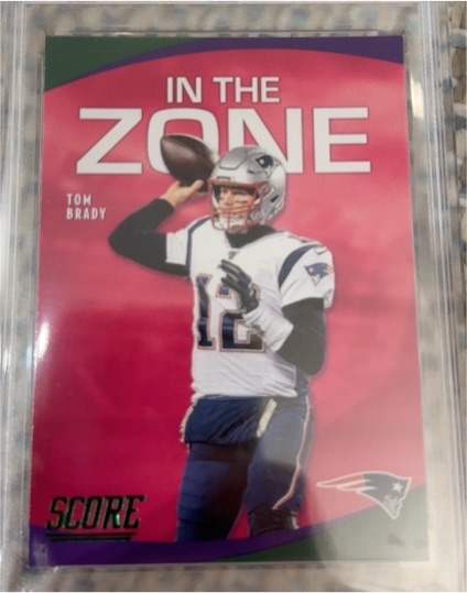 2020 Panini Score In The Zone #IZ-TB Tom Brady — front