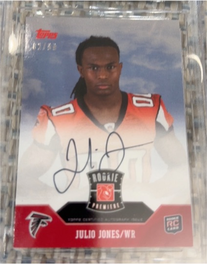 2011 Topps Rookie Premiere Autographs #RP-JJ Julio Jones — front