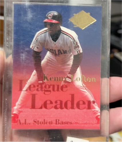 1994 Fleer Ultra #3 Kenny Lofton League Leaders — front