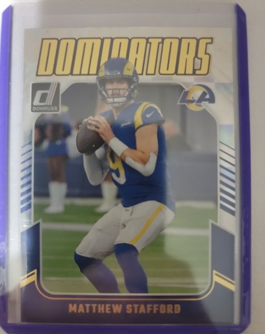 2024 Donruss #17 Matthew Stafford Dominators Los Angeles Rams — front