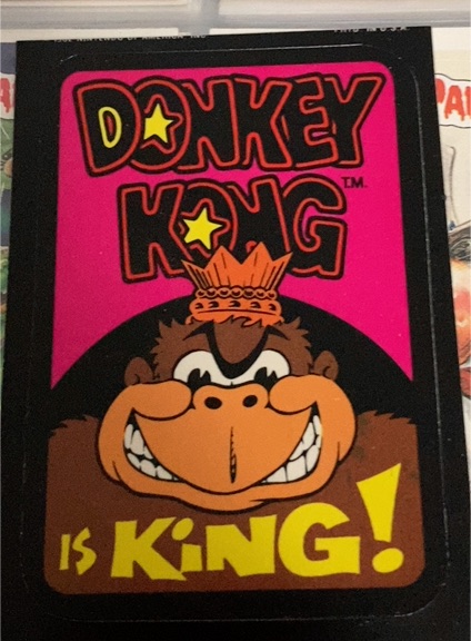 1982 Topps Donkey Kong is King! — front
