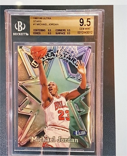 1997-98 Ultra Stars #1 Michael Jordan — front