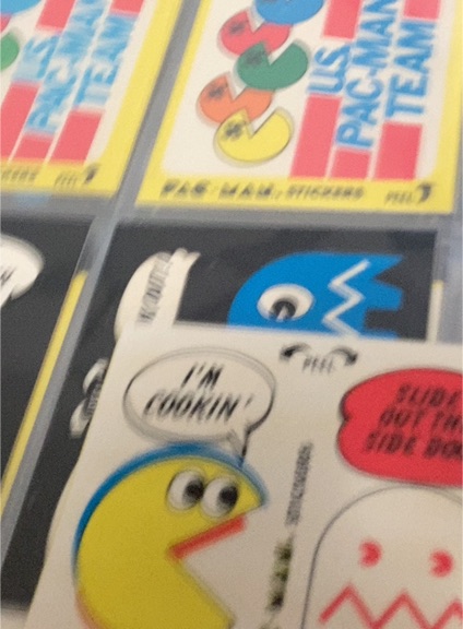 1980 Fleer Pac-Man #11 Slide Out The Side Door I'm Cookin' — front