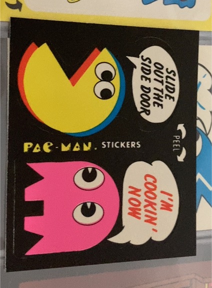 1980 Fleer Pac-Man #11 Slide Out The Side Door — front