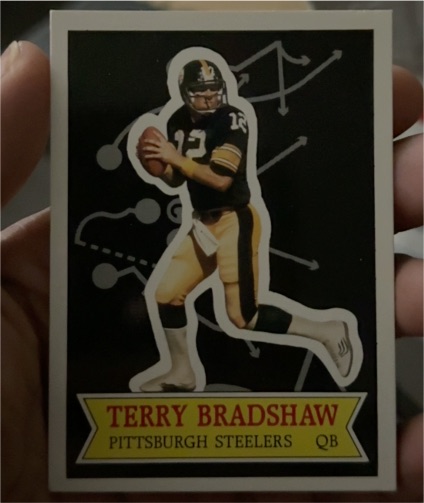 1984 Topps Glossy Send-In #11 Terry Bradshaw — front