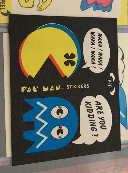 1980 Fleer Pac-Man #42 Waka! Waka! Waka! Waka! / Are You Kidding? — front