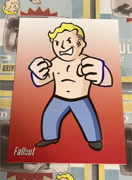 2019 Dynamite Fallout Series 2 #084 Vault Boy Unarmed Holofoil — front