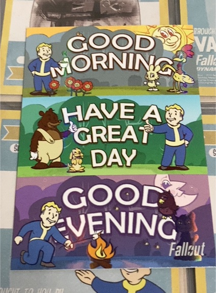 2019 Dynamite Fallout Series 2 #029 Good Morning / Day / Good Evening — front