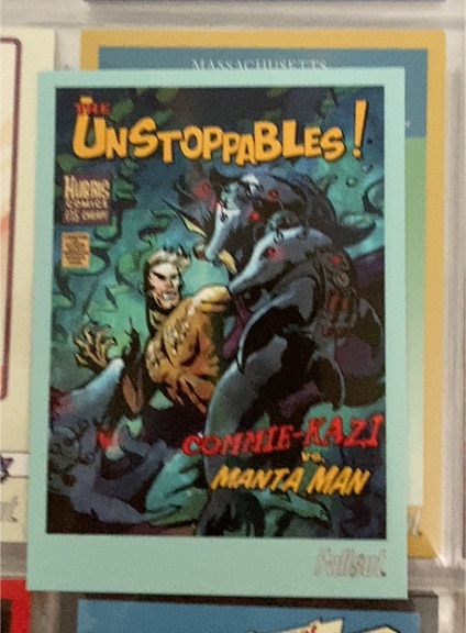 The Unstoppables! Connie-Kazi Manta Man Falcon Comic — front