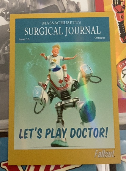 Massachusetts Surgical Journal Issue 16 October Let's Play Doctor! Fallout Cover — front