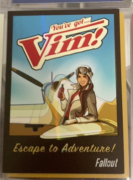 2019 Dynamite Fallout Series 2 #055 Vim Advertisement — front
