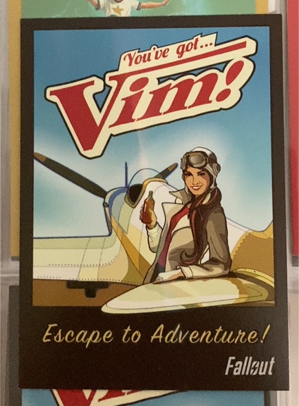 2019 Dynamite Fallout Series 2 #055 Vim Advertisement — front