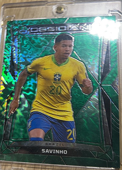2024-25 Panini Obsidian #03 Savinho — front