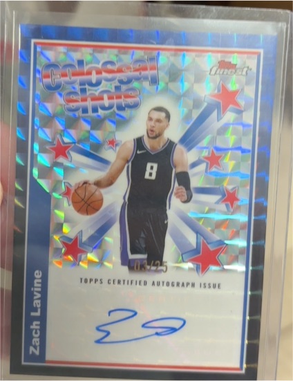 2024-25 Topps Finest Colossal Shots Zach Lavine — front