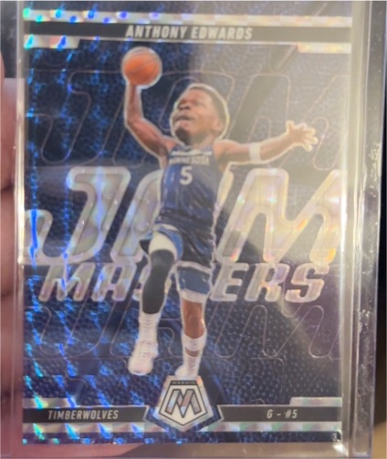 2024-25 Panini Mosaic Jam Masters #10 Anthony Edwards — front