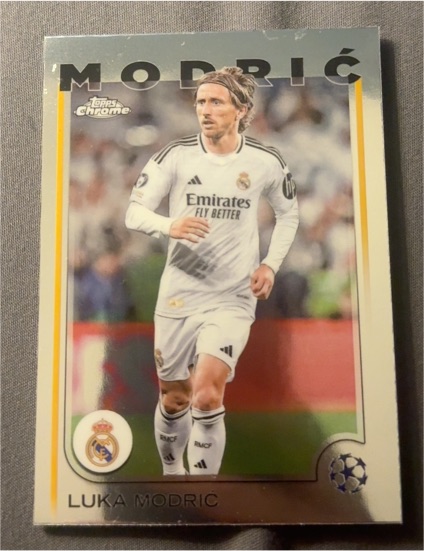 2024-25 Topps Chrome UEFA Club Competitions #149 Luka Modric — front