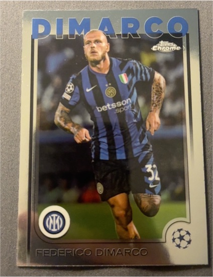 2024-25 Topps Chrome UEFA Club Competitions #129 Federico Dimarco — front