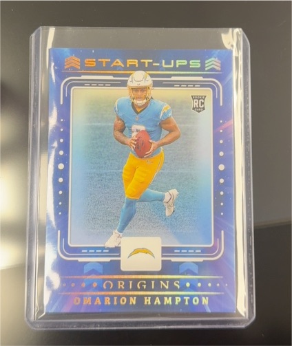 2025 Panini Origins #11 Omarion Hampton Start-Ups Rookie Card — front